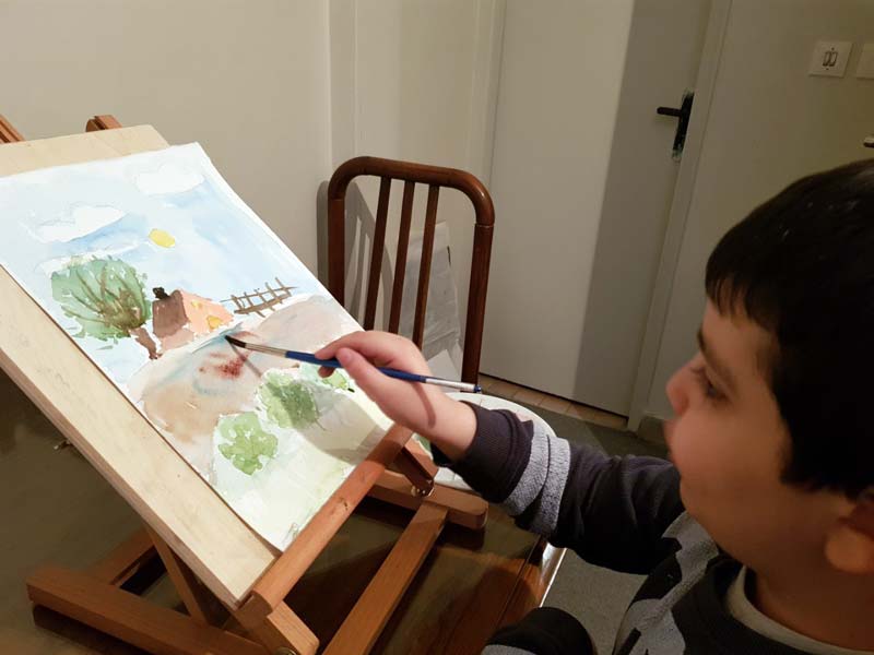 آموزش نقاشی با آبرنگ برای کودکان